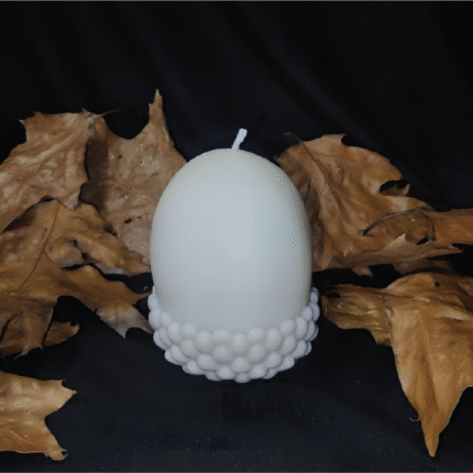 Acorn Candle | Autumn Candle | Soy Wax- Natural +Vegan Unscented